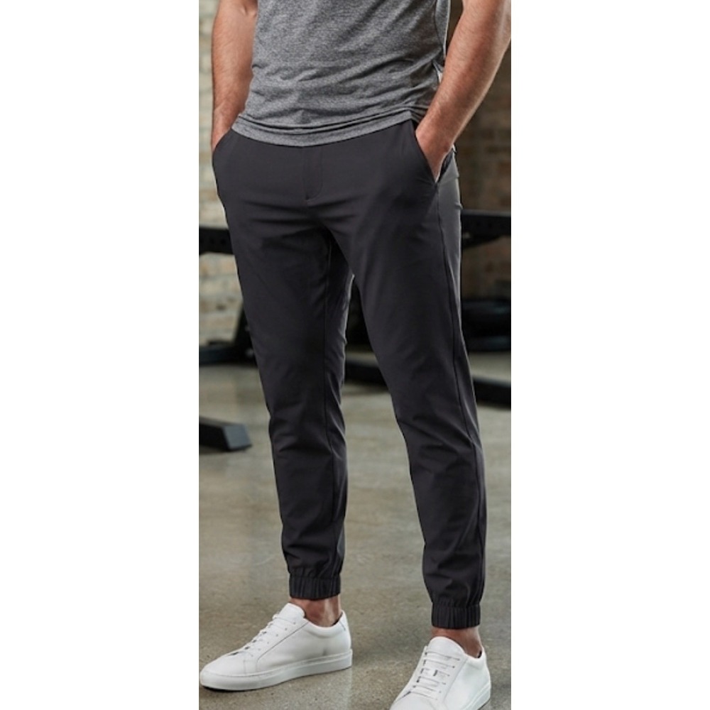 BYLT Ace Jogger Pants Mens 34 Black  Stretch Golf Performance Tapered Tech 35x29